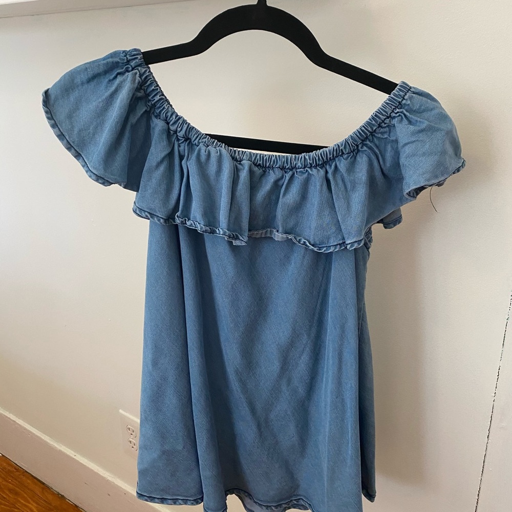 Velvet heart flouncy top